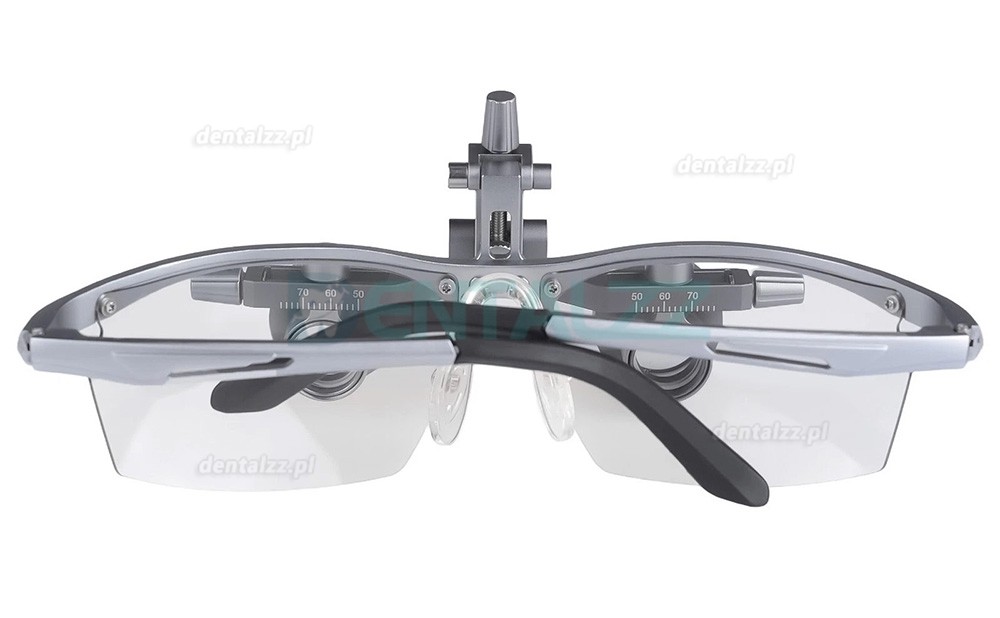 DY-118 Lupy Stomatologiczne 2.5X 450 mm Aluminiowa Oprawa Regulowany Rozstaw Źrenic